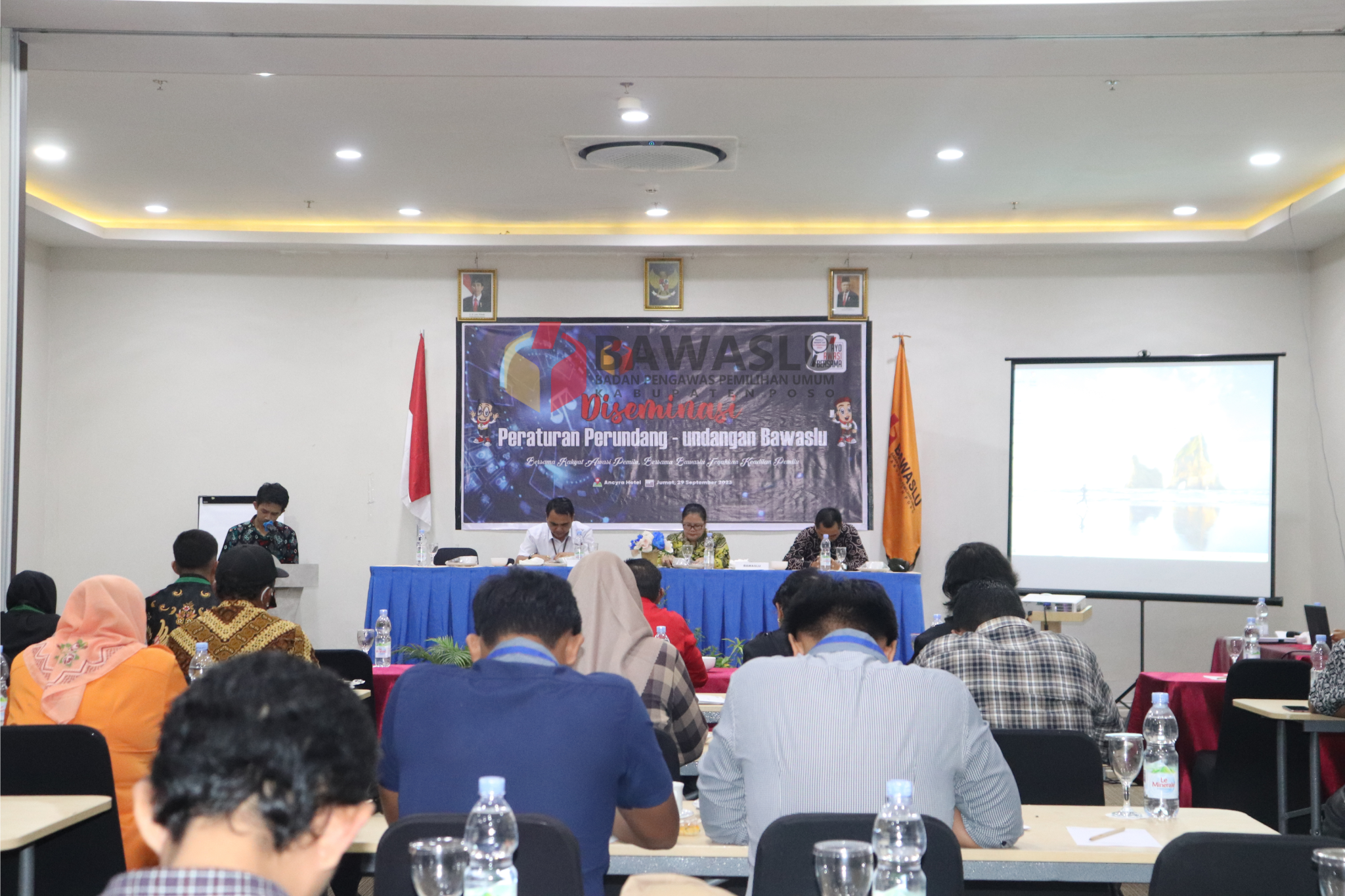 JELANG TAHAPAN PENETAPAN DCT. BAWASLU KAB. POSO GELAR DISEMINASI PERATURAN PERUNDANG-UNDANGAN BAWASLU