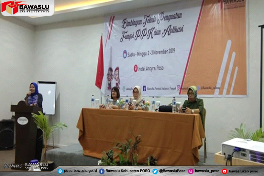 Bimtek Sekretariat Bawaslu Kabupaten/Kota Se - Sulawesi Tengah