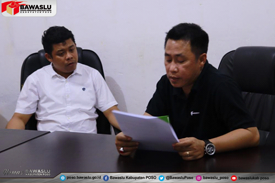Bawaslu Kabupaten Poso Release Hasil Investigasi Dugaan Ijazah Bermasalah