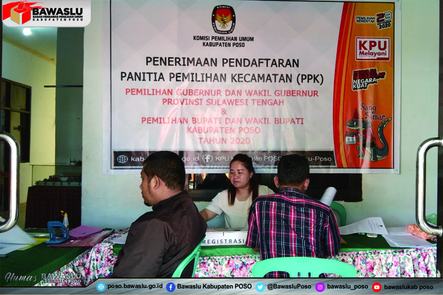 Bawaslu Awasi Rekrutmen Penyelenggaraan Adhoc Jajaran KPU Kabupaten Poso