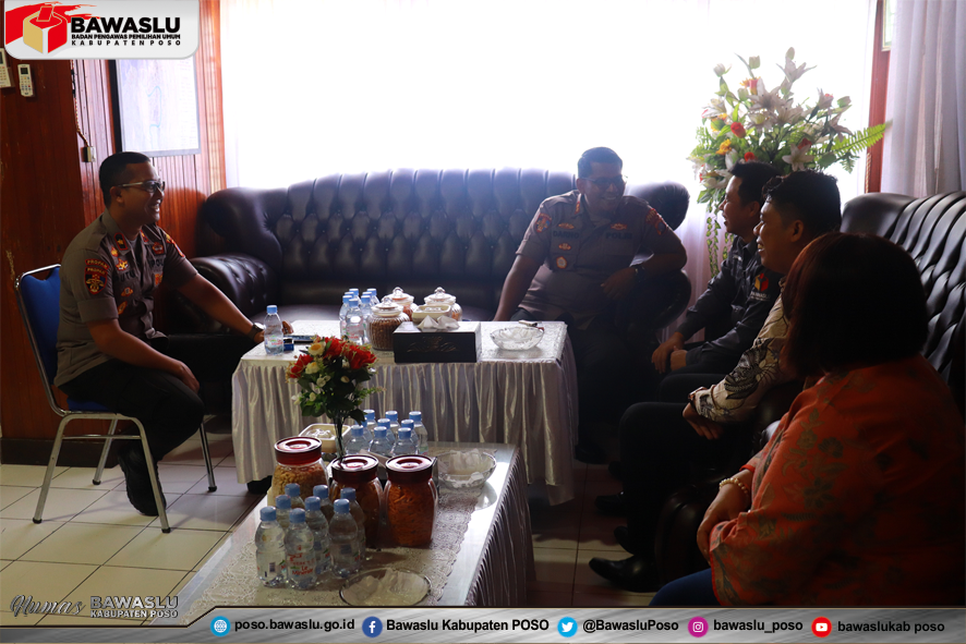 Bawaslu Kabupaten Poso Silaturahmi Dengan Polres Poso
