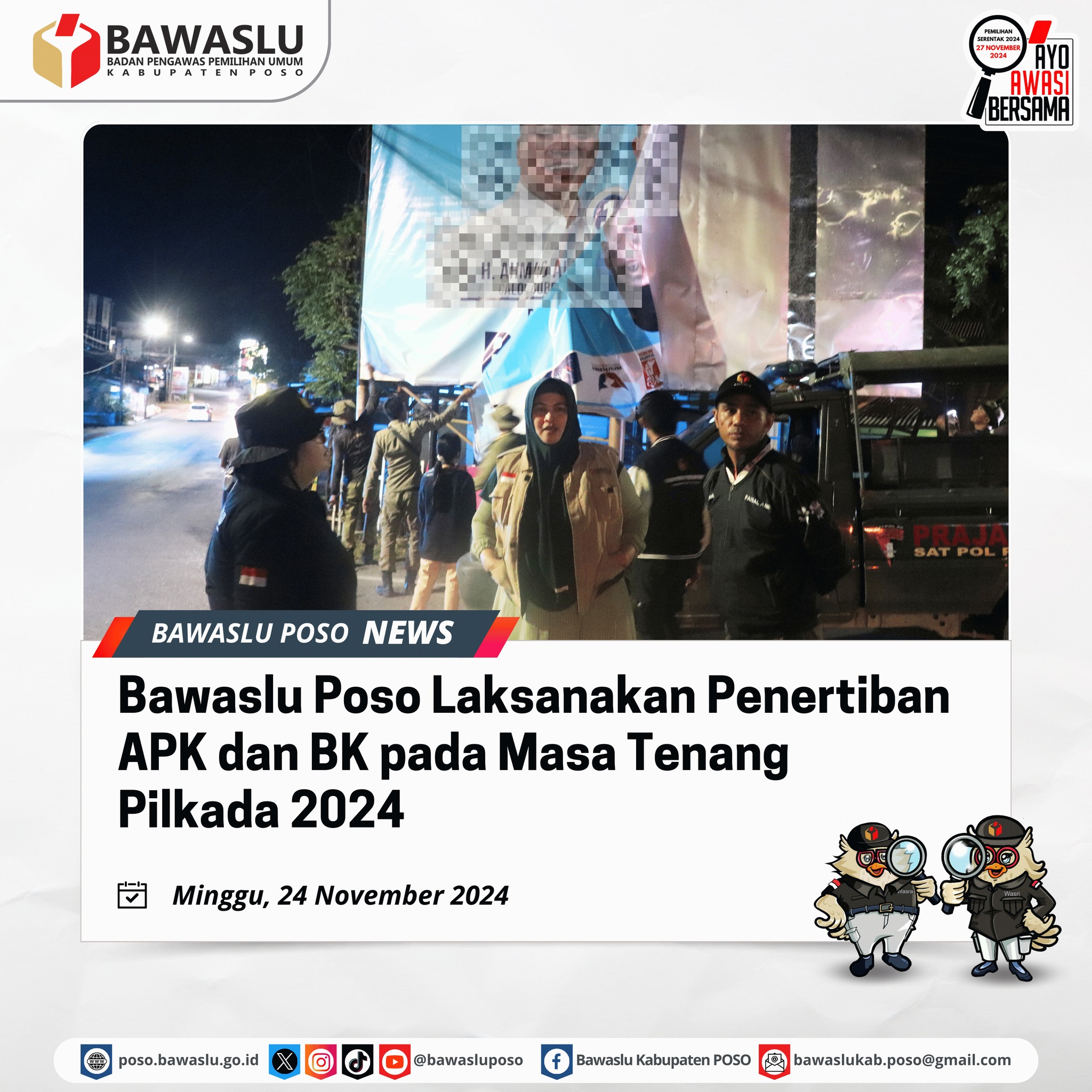 penertiban terhadap Alat Peraga Kampanye