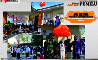 BAWASLU KABUPATEN POSO HADIRI APEL BERSAMA GERAKAN COKLIT SERENTAK PEMILIHAN KEPALA DAERAH TAHUN 2020