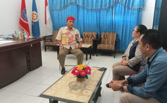 MARAK ALAT PERAGA SOSIALISASI, BAWASLU KABUPATEN POSO KOORDINASI DENGAN SATPOL PP
