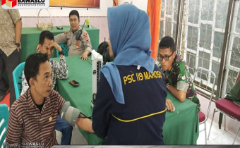 Dinas Kesehatan Kabupaten Poso Periksa Kesehatan Pengawas Pemilu Pasca 17 April 2019