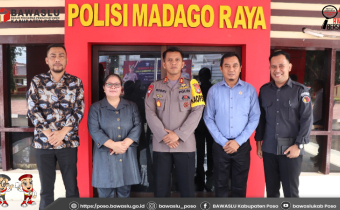 PERKUAT SINERGITAS BAWASLU KABUPATEN POSO SILAHTURAHMI DENGAN POLRES POSO