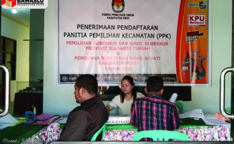 Bawaslu Awasi Rekrutmen Penyelenggaraan Adhoc Jajaran KPU Kabupaten Poso
