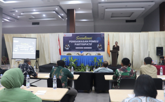 SOSIALISASI PENGAWASAN PARTISIPATIF | WHISNU TEGASKAN PERAN MASYARAKAT SANGAT PENTING UNTUK MEWUJUDKAN PEMILU JUJUR DAN ADIL