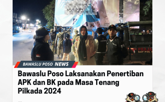 penertiban terhadap Alat Peraga Kampanye